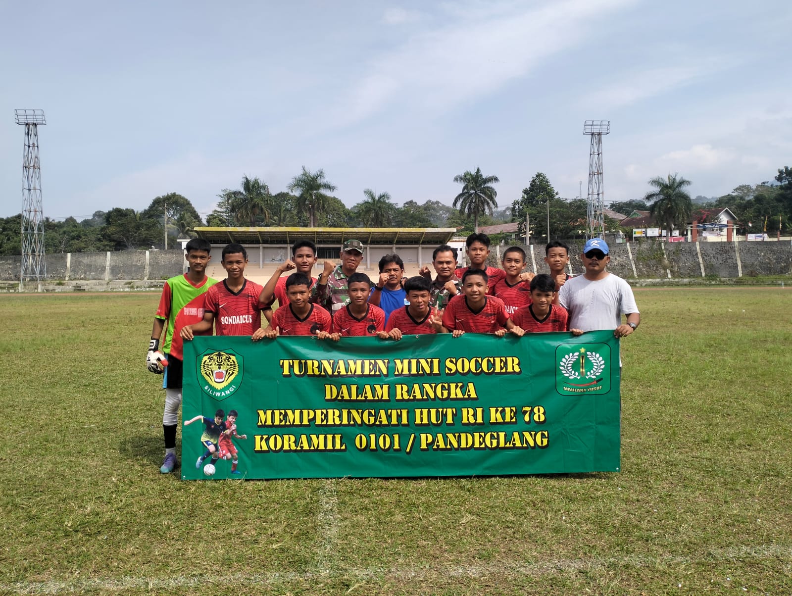 Koramil Pandeglang Gelar Turnamen Mini Soccer Antar Club Ssb