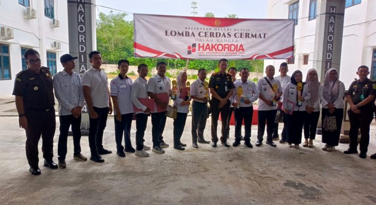 Desa Telogo Rejo Dapat Juara Harapan Cerdas Cermat Dalam Memperingati Hari Anti Korupsi